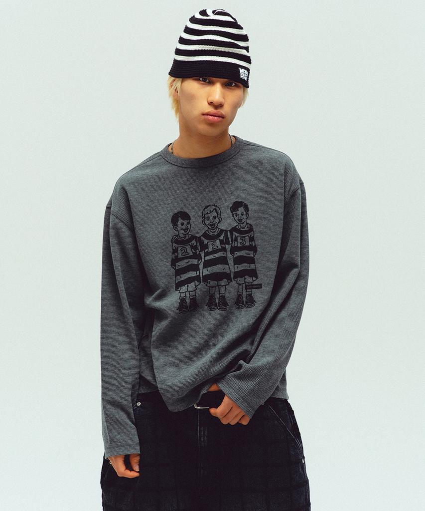 WKNDRS Striped Beanie (Black)