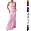 Women's Fashion Strap Fishtail Evening Dress Long Dress