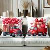 Heart Balloons Trucks Gift Boxes Cushion Covers Polyester pillowcase, sofa decorative cushion cov Headboard Pillow