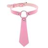 DIEZI Trendy Punk Rosa Pizzo Pelle Girocollo Collana Per Donna Uomo Torques Harajuku Gotico Circolo Cuore Ciondolo Collana Gioielli