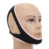 AntiSnoring Chin Strap Adjustable Breathable Stop Snoring Strap Jaw Support Belt(Black with Pink Edge )