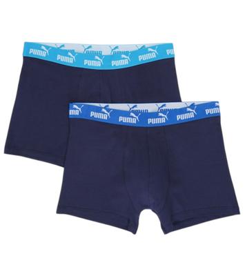 Puma Men Elements Basic Boxer 2-Pack Blue/Navy [701232894 009] r.L