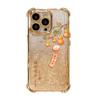 Fulu Double is fully applicable to Apple 16 Guofeng mobile phone case iphone17 series 15promax electroplating 14 silicone 13