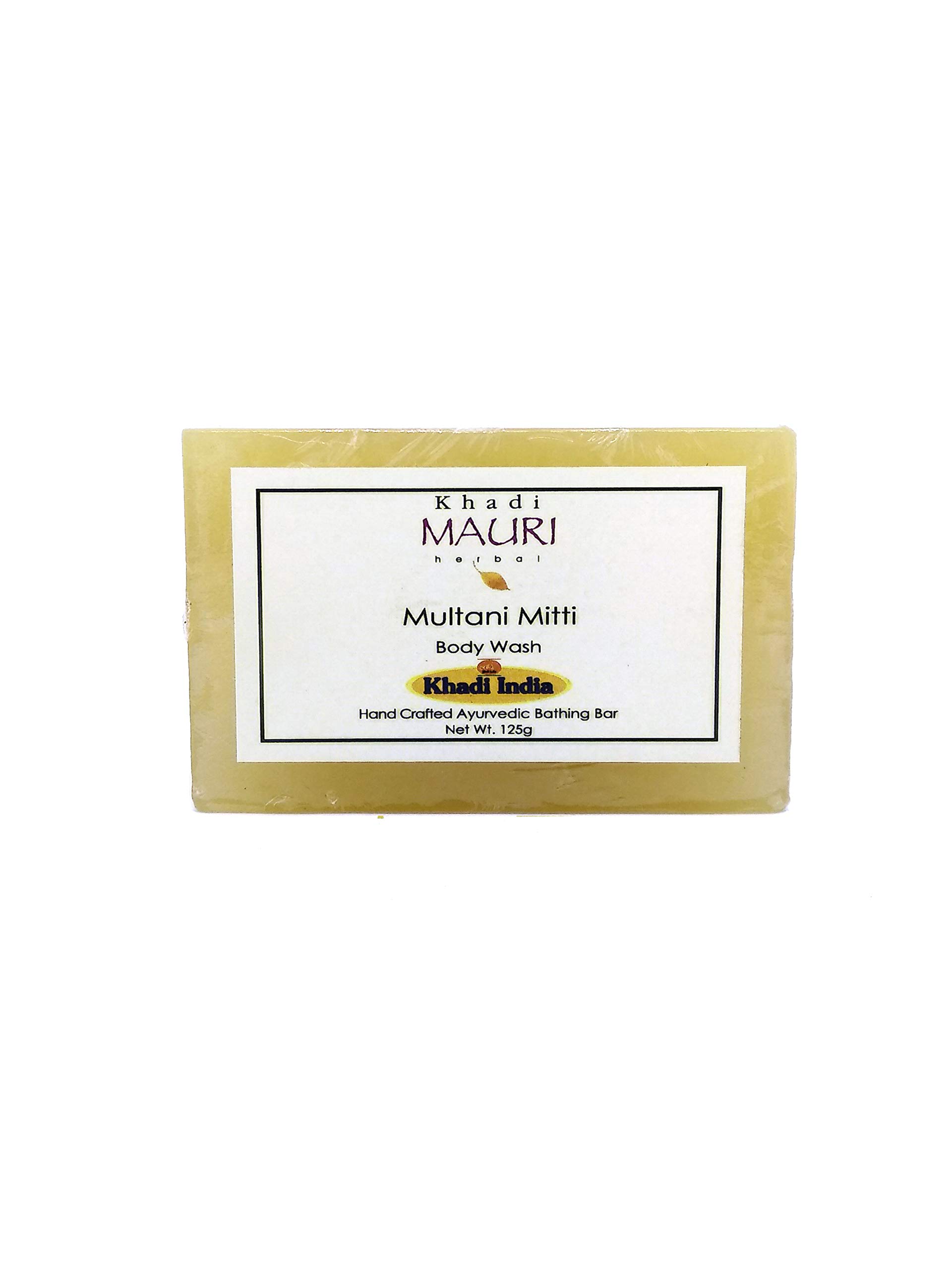 Khadi Mauri Multani Mitti Soap - Pack of 1 (125g)