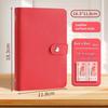 Pu Leather Photo Money Card Holder With 50 Inner Pages Snap Closure For Storing Photocards Business Cards Tickets Paper Money