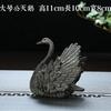 Heat Activated Color Changing Swan Tea Pet Resin Figurine for Tea Ceremony Desk Decoration Feng Shui Ornament Gift