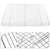 Stainless Steel Roasting Cooling Rack Grid RustProof Draining Rack Tray for Cooking Baking BBQ