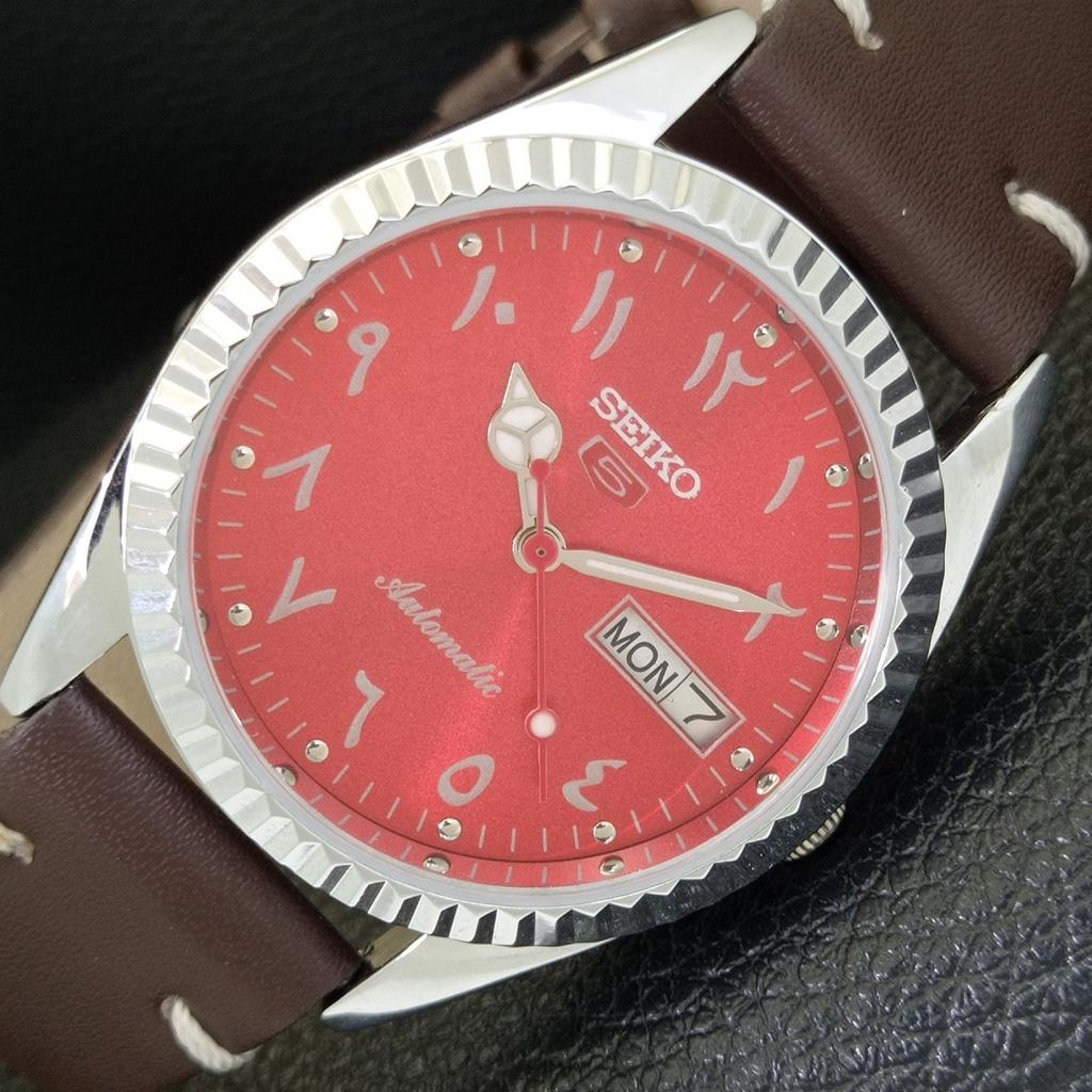 

VINTAGE REFURBISHED SEIKO 5 AUTOMATIC 6309A JAPAN MENS ARABIC WATCH a441526-5 Sk-a441526