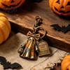 Festive Halloween Keyring 1/2Pcs Spirit Boo Crew Ghost Keychain, Spooky Accessory for Keys Seasonal Keychain Charm Bags Lanyards, Perfect Gift Lovers