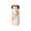Qian Tang Xuan Gilded Golden Bamboo Ceramic Travel Mug