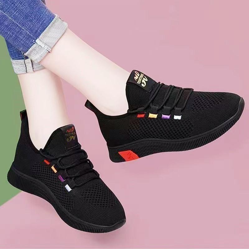 Cloth Shoes Black Shoes Are Not Tired of Standing for a Long Time, Fitness and Dancing, Casual Running Shoes
