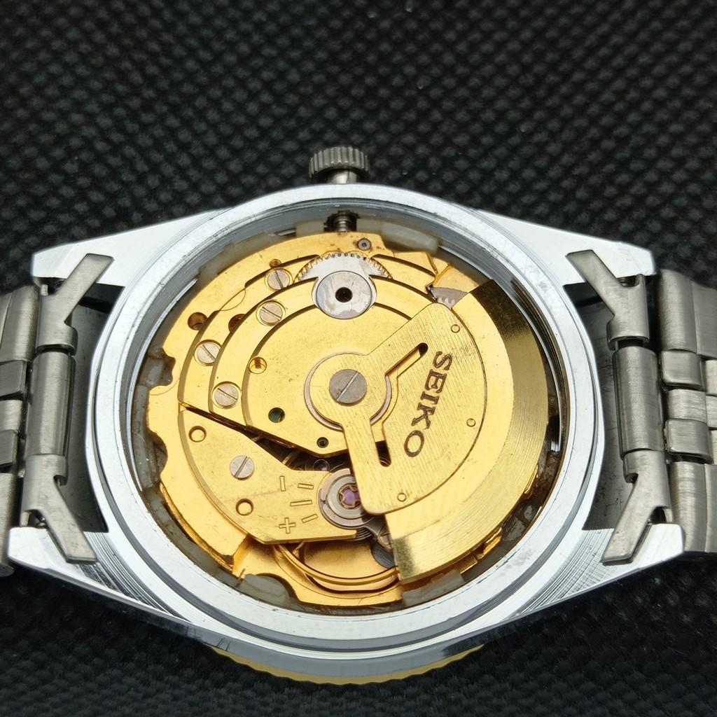 USED SEIKO 5 AUTOMATIC JAPAN MENS RARE GOLDEN MOVEMENT WATCH 575b-a305200-9