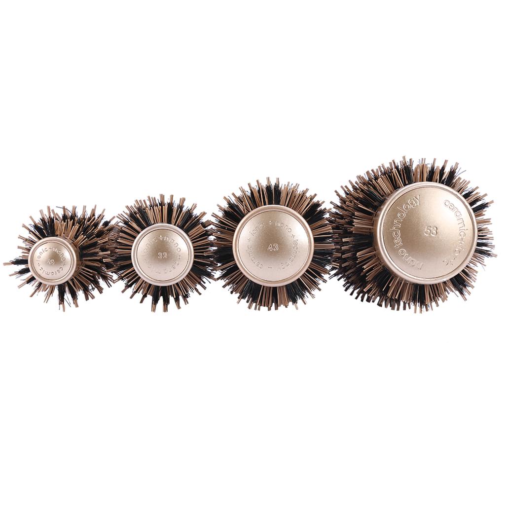 Anti Static Nano Technology Ceramic Ionic Hair Styling Comb with Retractable Separating Pin