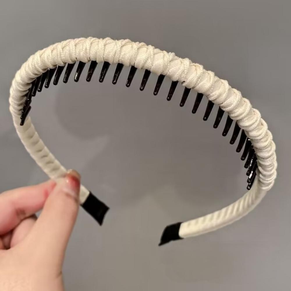 Weaving Fabric Headbands For Women Girls Tooth Elastic Wash Face Hairbands Fashion Hair Hoops Bezel Accessories for Daily