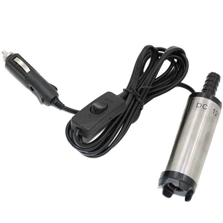 

12V DC Паливо Вода Масло Автомобіль Кемпінг Риболовля Занурювальний насос 12v white 38mm diesel pump cigarette lighter#1