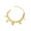 Trendy Titanium Steel Butterfly Double Layer Bracelet for Women - Hip Hop Fashion, Non-Fading, Versatile Jewelry