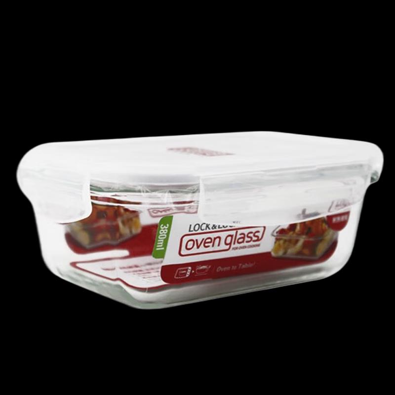 LocknLock Glass Four-Sided Lock Food Storage Container