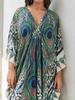 Women's Cotton And Linen Color Pullover Beach Cover-up