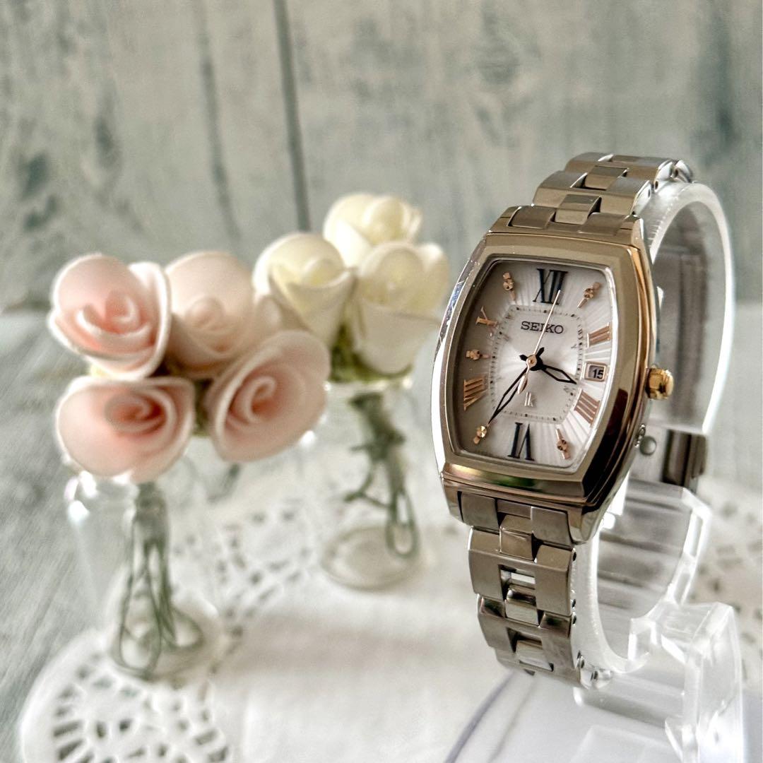 

[USED] Rare SEIKO LUKIA Rukia Watch 1B22-0CB0 Radio-Controlled Solar