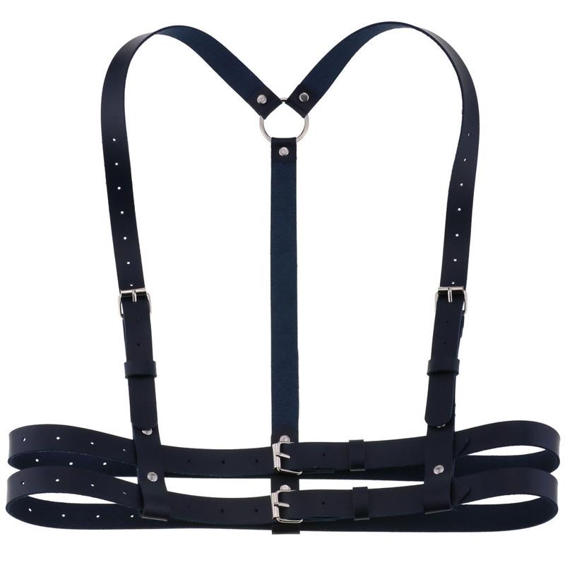 Decopunk New Leather Harness Garters Sexy Lady Body Bondage Lingerie Cage Sculpting Harness Goth Harajuku Suspenders Sword Belt