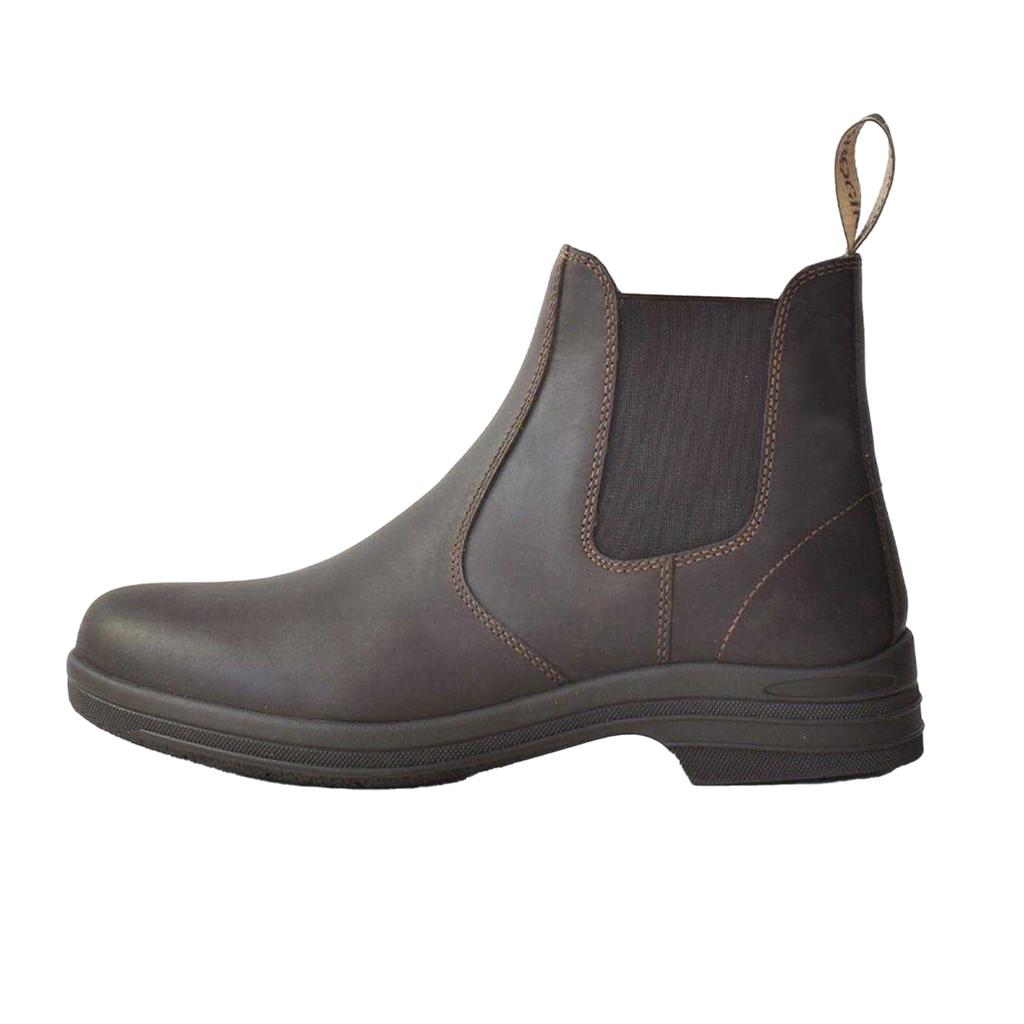 Brogini Womens/Ladies Kingham Oiled Leather Low Heel Chelsea Boots