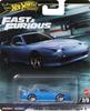 Hot Wheels Fast Furious 1996 Nissan 180SX Type X Vehicle Toy Mini Car Ages 3 and Up Blue HVR62 & -