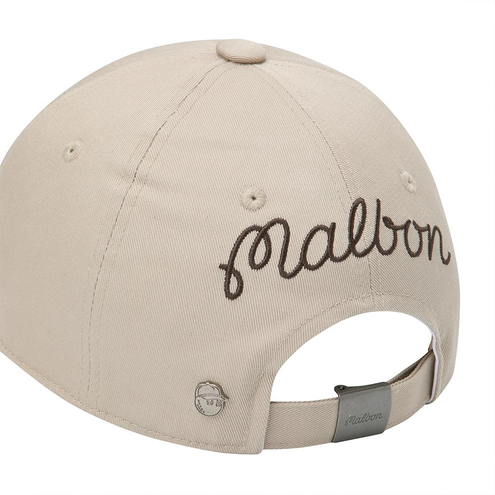 MALBON GOLF New Malbon Basic Bucket Ball Cap Beige
