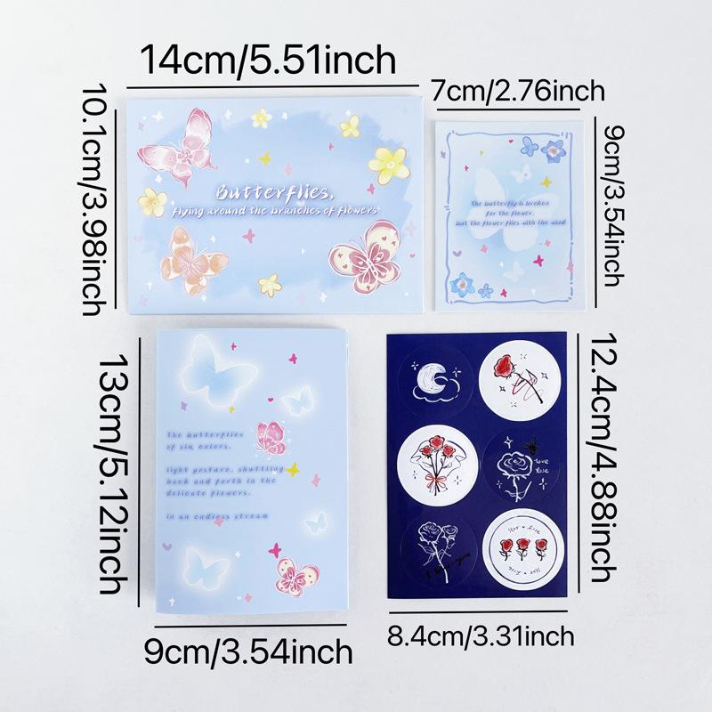 Qixi Festival 3D Watercolor Floral Greeting Card - Retro Charm and Beautiful Blessings