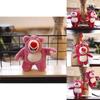 Cute Lotso Strawberry Bear Plush Pendant For Toy Story Fans
