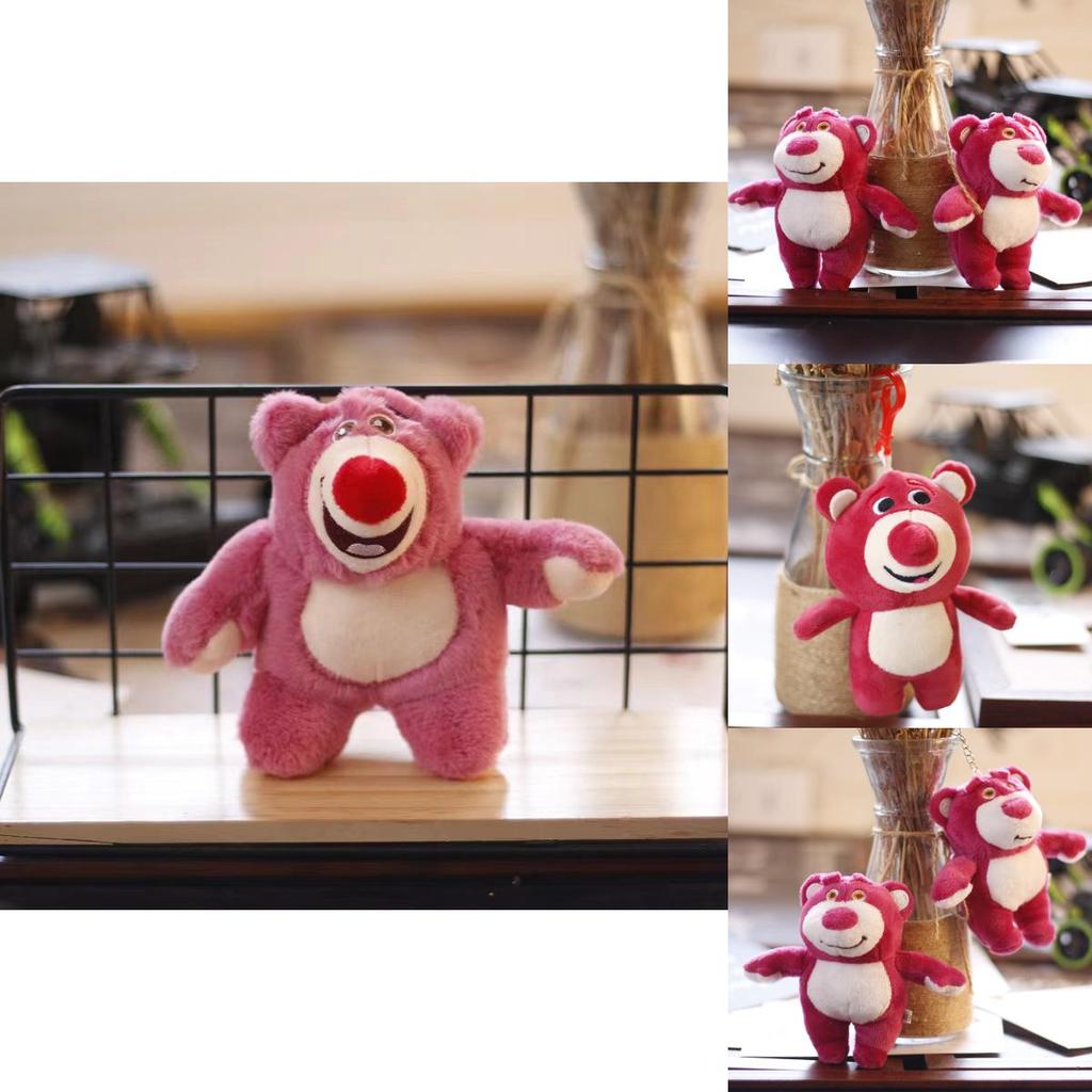 Cute Lotso Strawberry Bear Plush Pendant For Toy Story Fans