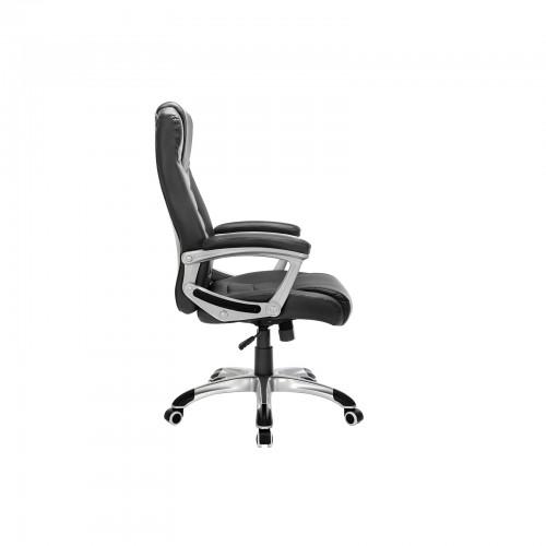 SONGMICS OBG21B - Silla de Oficina, Color Negro