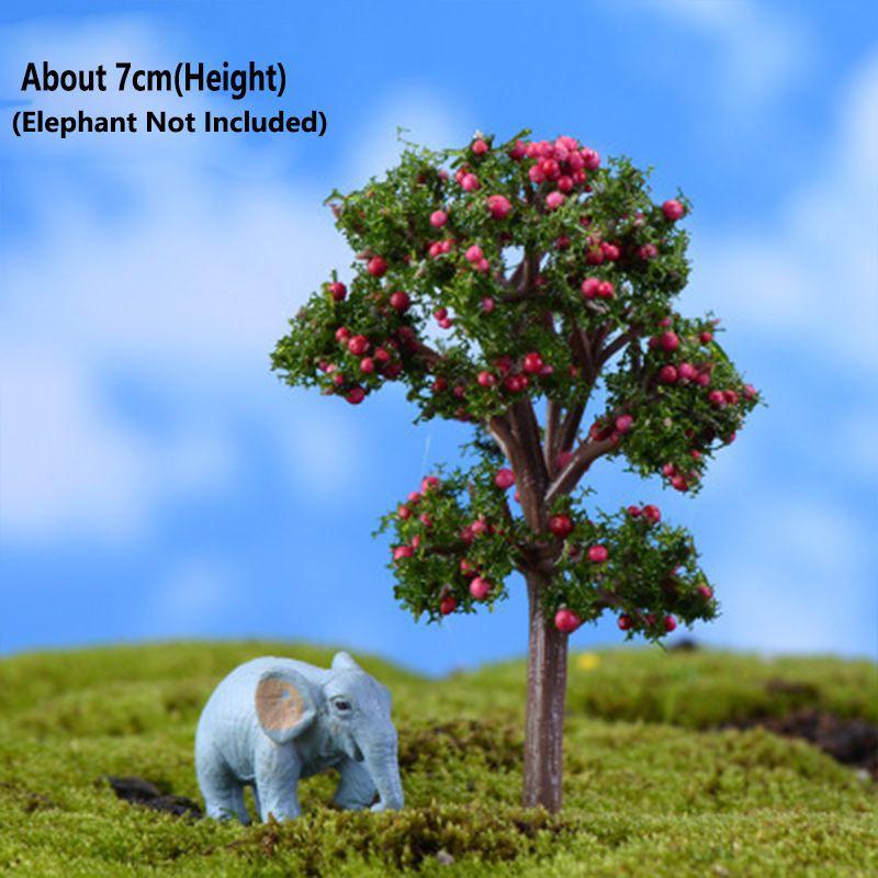 

Cute Hand-painted Miniature Tree With Fine Workmanship For Diy Micro Landscape Hawthorn Tree