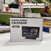 Smart LED Weather Alarm Clock with Temperature, Humidity, Calendar, Voice Control & Night Light