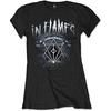 IN FLAMES Mujer XXL Negro