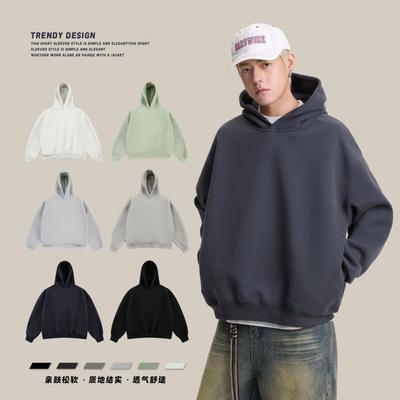 Mens Oversized Hooded Sweatshirt 2025 Casual Cotton Pullover With Embroidered Graphic 3D Patch Pocket