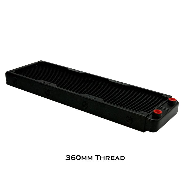 G1/4'' Aluminum Radiator For PC Water Cooling Computer Case GPU CPU RAM Cooler Fan Heatsink 60/80/90/120/240/360mm Black/White
