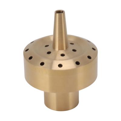 Ugello Fontana Acqua Ottone Ugello Fontana Colonna Irrigatore Testa Spray per Stagno Giardino Porta