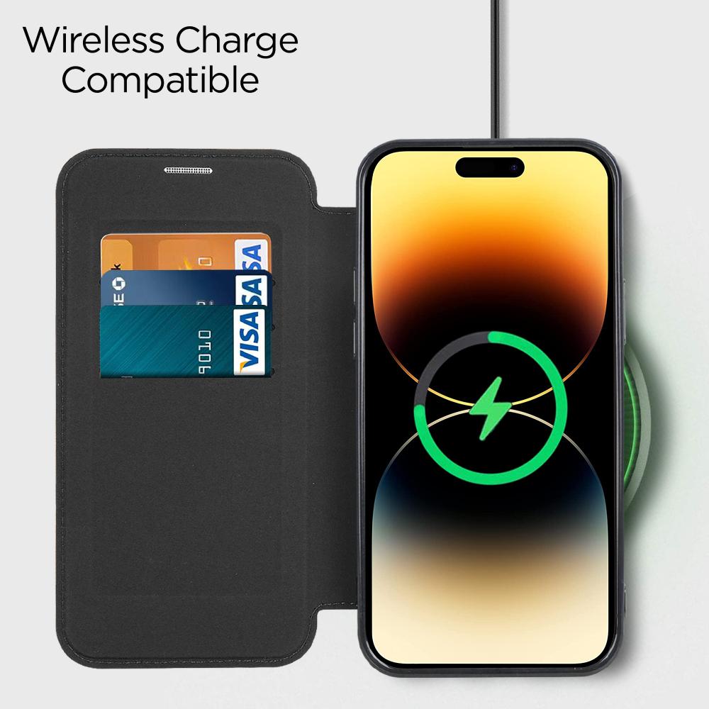 Leder Flip Cases für Magsafe Magnetisches kabelloses Laden für IPhone 14 Plus 13 12 11 Pro Max Lens Grass Wallet Card Slot Holder Cover
