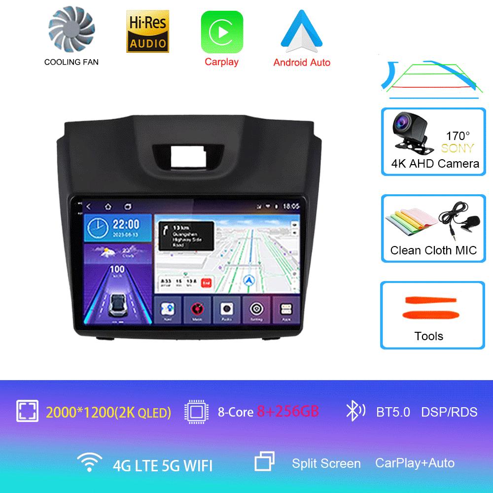 Android 14 Video Player Car DVD For Chevrolet Holden S10 TRAILBLAZER COLORADO ISUZU DMAX Radio Audio Multimedia Stereo Carplay