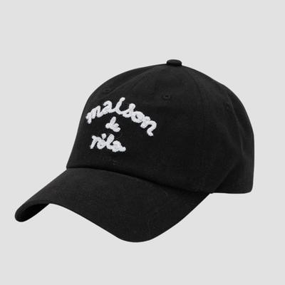 ROLAROLA MAISON DE ROLA EMBROIDERY CAP BLACK