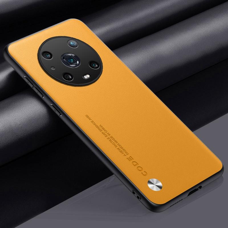 Luxury PU Leather Case For Honor Magic 4 Pro 4Pro 5G Back Cover Silicone Shockproof Protection Phone Case For Honor Magic4 Pro