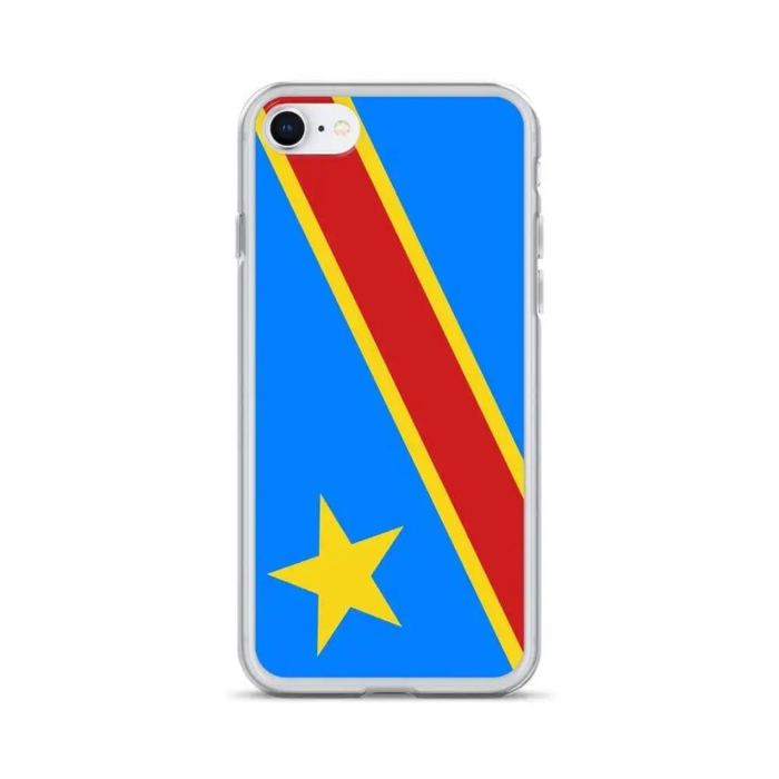 Kryt na telefon Vlajka Demokratické republiky Kongo - iPhone SE 2020