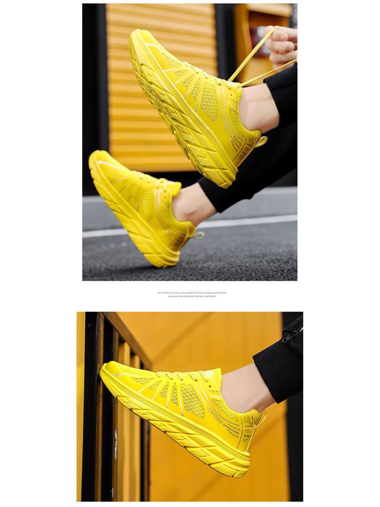 Atmungsaktive Fly-Knit Laufschuhe in Übergröße mit Höhenerhöhung für alle Jahreszeiten