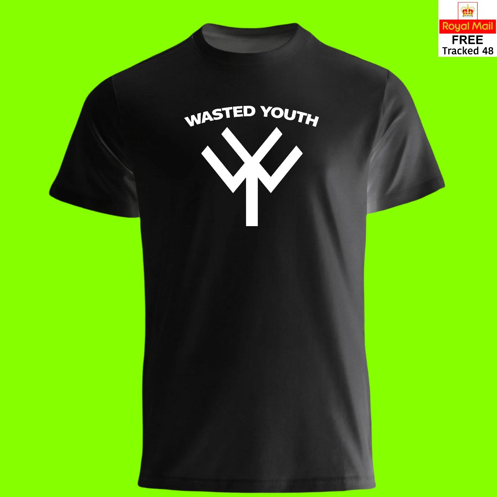 Wasted Youth - T Shirt - Rock Goth Punk Music Band 80s L