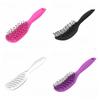 Durable Hollow Out Massage Combs Professional Detangling Hair Brush Salon Curved Vent Comb