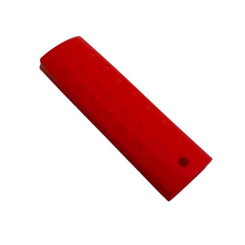 

Lunari Skillet Handle Cover, Silicone Handle Cover for Iron Frying Pans, Grip Mitt, Handle Holder, Red (Red)
