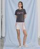 City Breeze Glass Motif Mini Skirt_Melange Grey