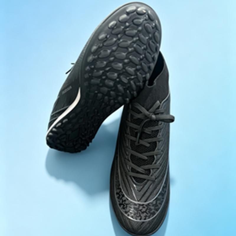 Ultra Light Adult Tf Soccer Shoes Sweat-Proof Pu Fabric Wear-Resistant Rubber Sole Snug Fit Unisex Turf Practice Sneakers