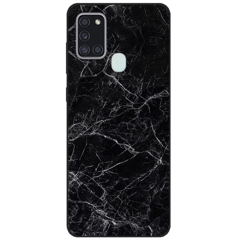 For Samsung A21s SM-A217F/DSN Back Cover tpu Soft Silicone Phone Case For Samsung Galaxy A21s Case Mobile Phone black coque new