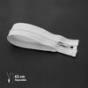 Zipper - ECLAIR - Z52 - Separable 6mm - 65 Cm - White